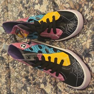 Disney Black and Yellow High-Top Sneakers